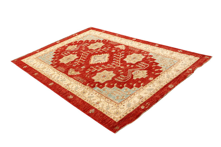 Firebrick Oushak 4' 11 x 7' 1 - No. 65562 - ALRUG Rug Store