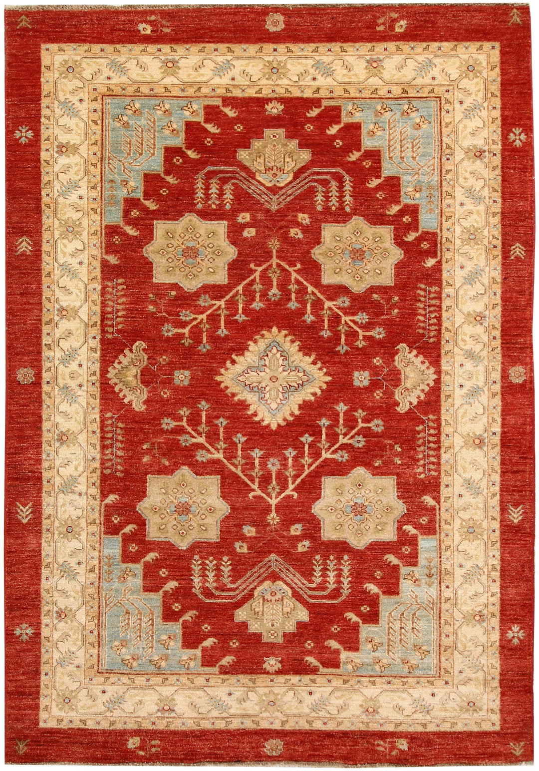 Firebrick Oushak 4' 11 x 7' 1 - No. 65562 - ALRUG Rug Store