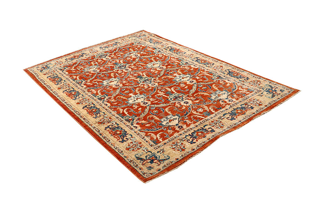Orange Red Ziegler 4' 8 x 6' 5 - No. 65564 - ALRUG Rug Store