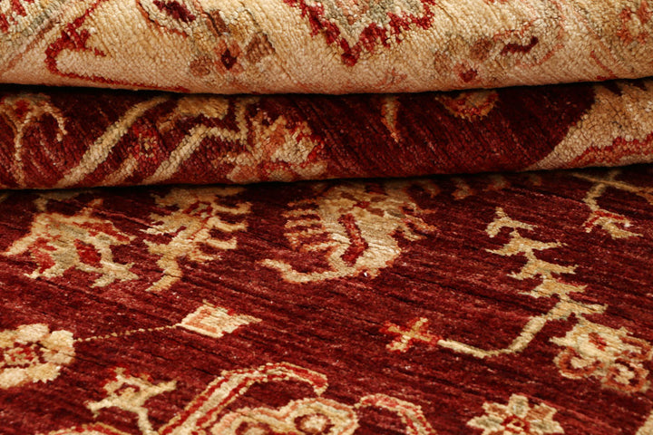 Maroon Ziegler 4' 11 x 6' 4 - No. 65566 - ALRUG Rug Store