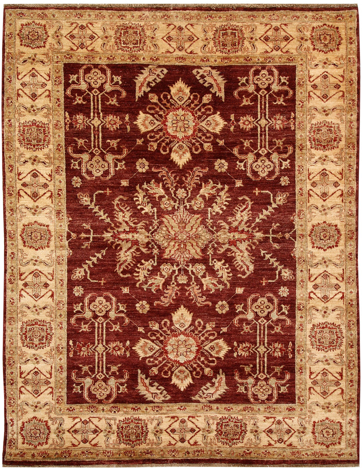 Maroon Ziegler 4' 11 x 6' 4 - No. 65566 - ALRUG Rug Store
