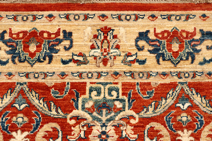 Orange Red Ziegler 4' 6 x 6' - No. 65567 - ALRUG Rug Store