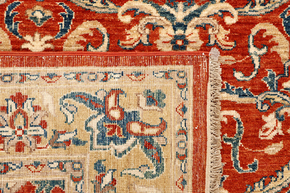 Orange Red Ziegler 4' 6 x 6' - No. 65567 - ALRUG Rug Store