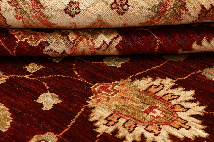 Maroon Ziegler 5' 8 x 7' 4 - No. 65569 - ALRUG Rug Store