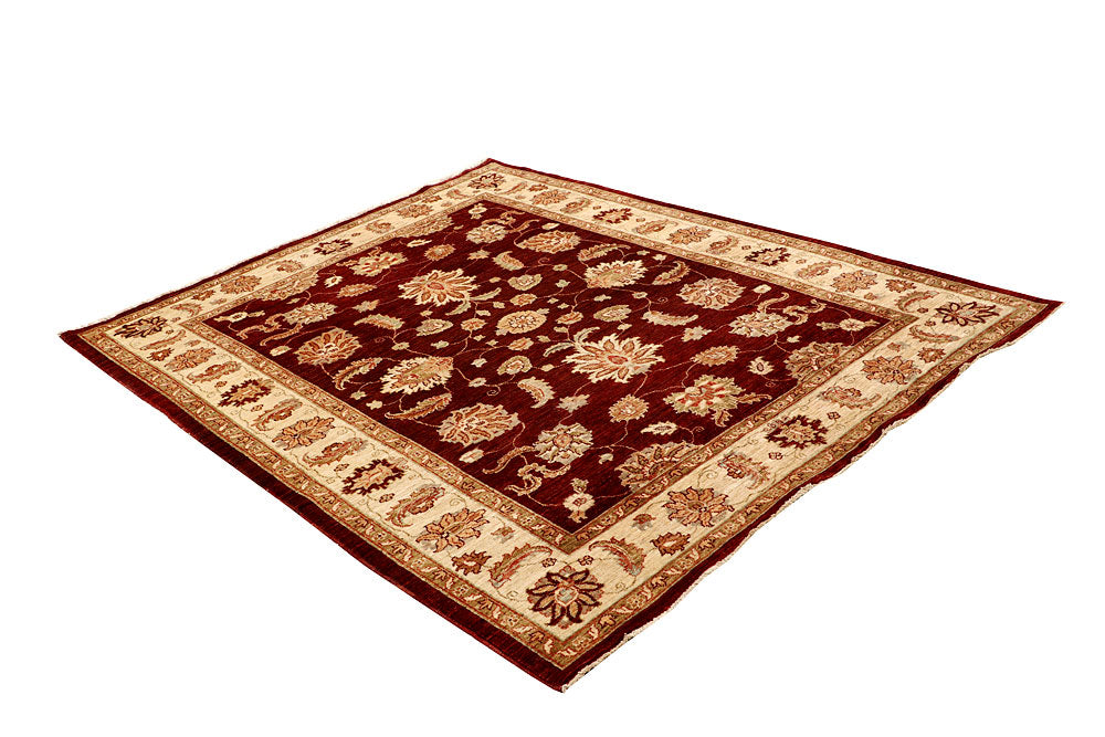 Maroon Ziegler 5' 8 x 7' 4 - No. 65569 - ALRUG Rug Store