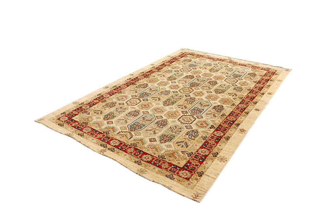 Multi Colored Ziegler 5'  6" x 8'  4" - No. QA89517