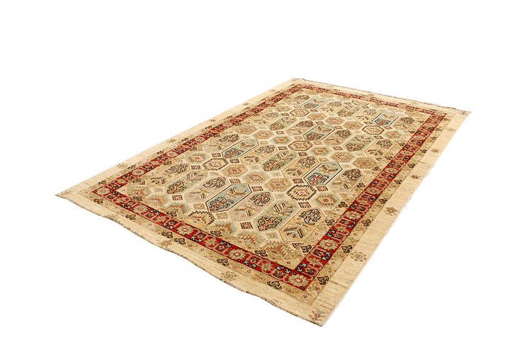 Multi Colored Ziegler 5'  6" x 8'  4" - No. QA89517