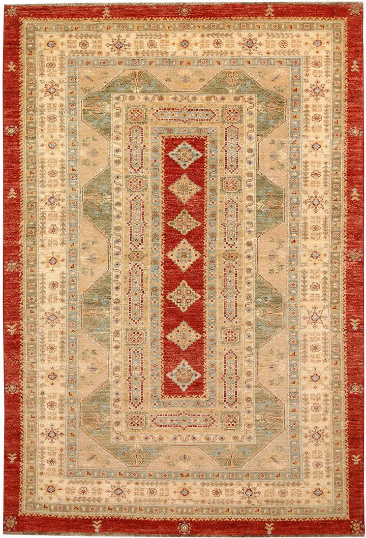 Multi Colored Ziegler 5'  8" x 8'  5" - No. QA29270