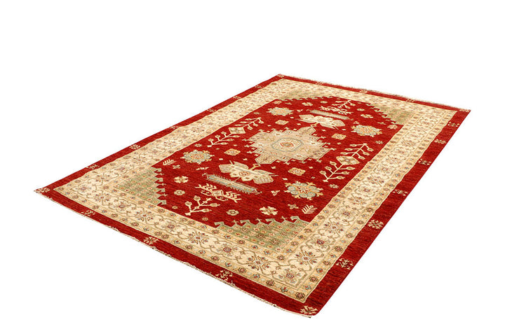 Firebrick Oushak 5'  7" x 8'  4" - No. QA84118