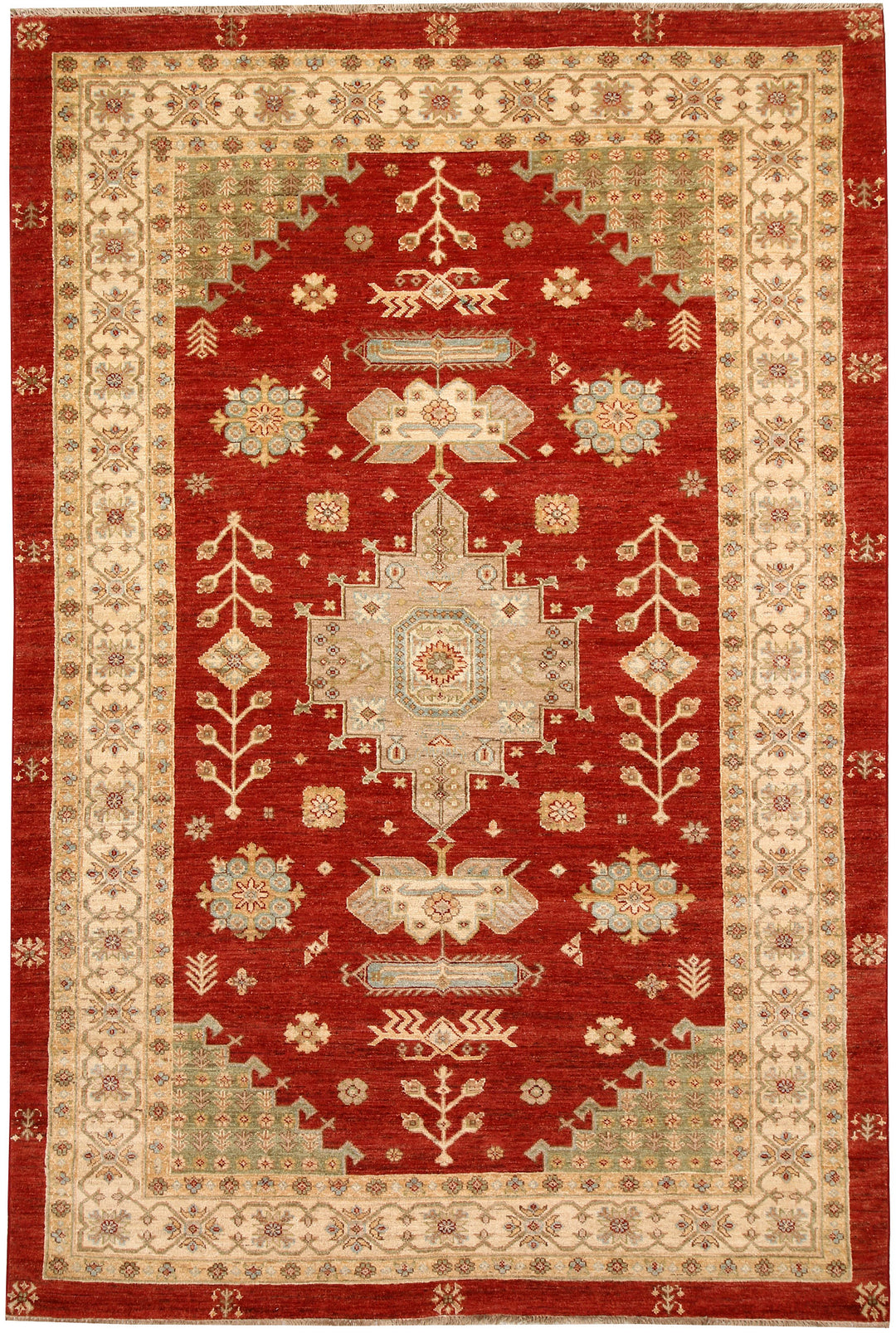 Firebrick Oushak 5' 7 x 8' 4 - No. 65573 - ALRUG Rug Store
