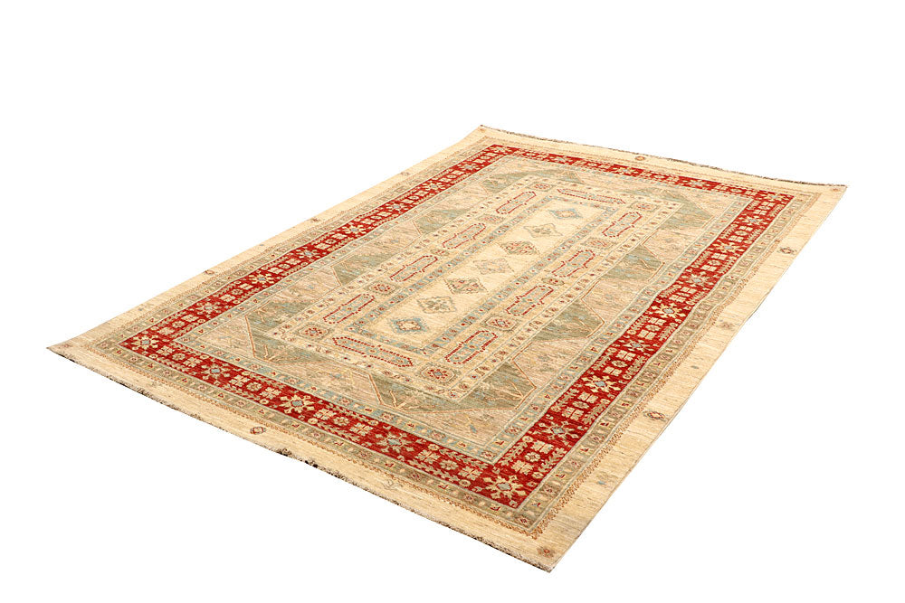 Navajo White Oushak 5' 6 x 7' 6 - No. 65574 - ALRUG Rug Store