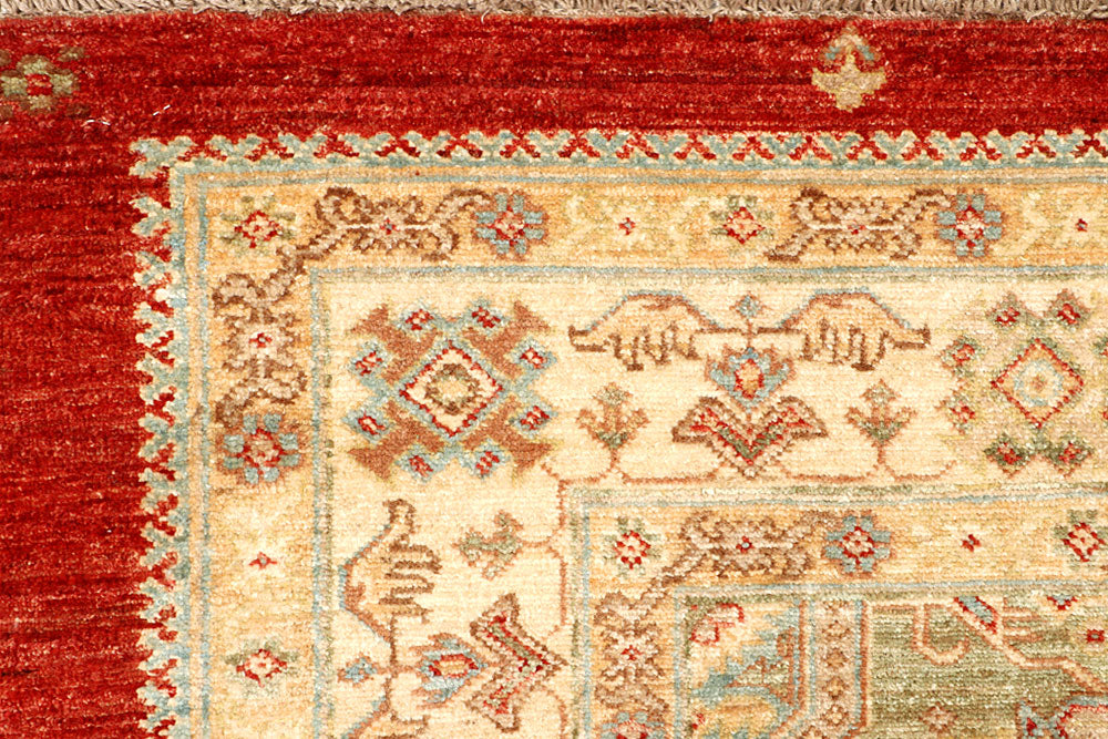 Orange Red Oushak 5' 8 x 8' 4 - No. 65575 - ALRUG Rug Store