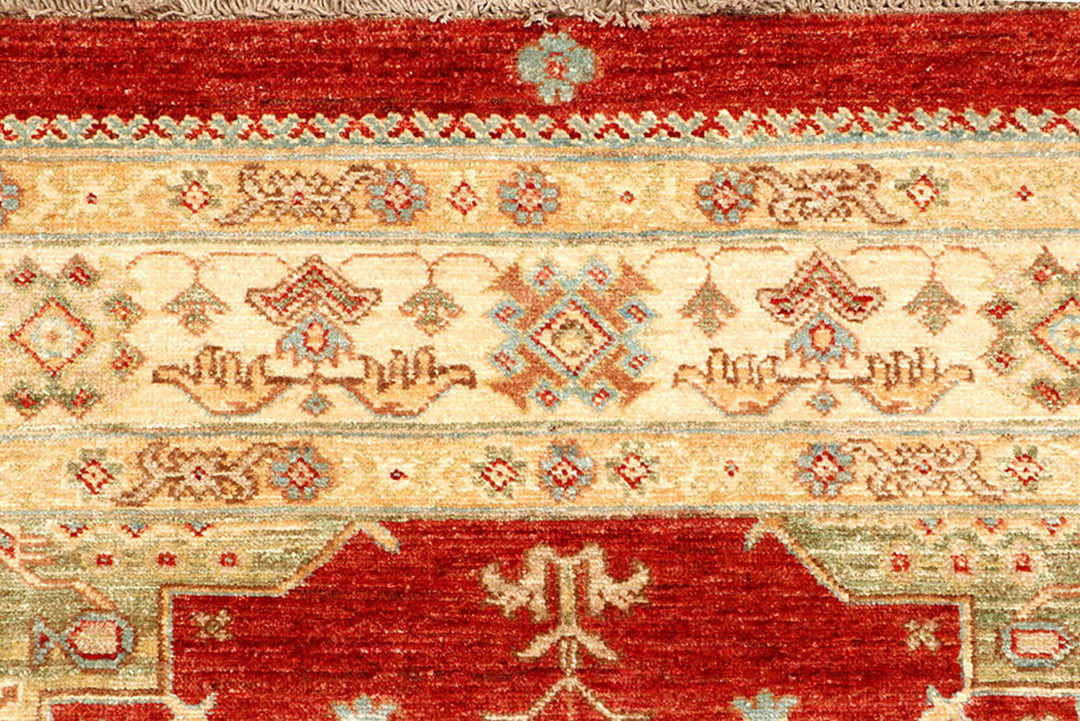Orange Red Oushak 5'  8" x 8'  4" - No. QA83086