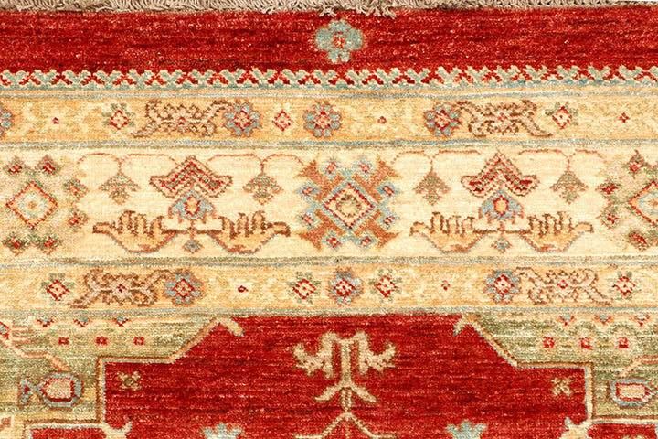 Orange Red Oushak 5'  8" x 8'  4" - No. QA83086