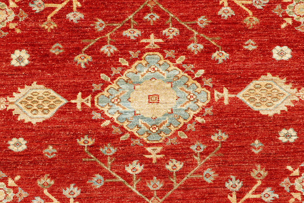 Orange Red Oushak 5' 8 x 8' 4 - No. 65575 - ALRUG Rug Store