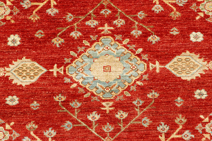 Orange Red Oushak 5' 8 x 8' 4 - No. 65575 - ALRUG Rug Store