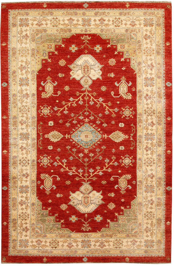 Orange Red Oushak 5' 8 x 8' 4 - No. 65575 - ALRUG Rug Store