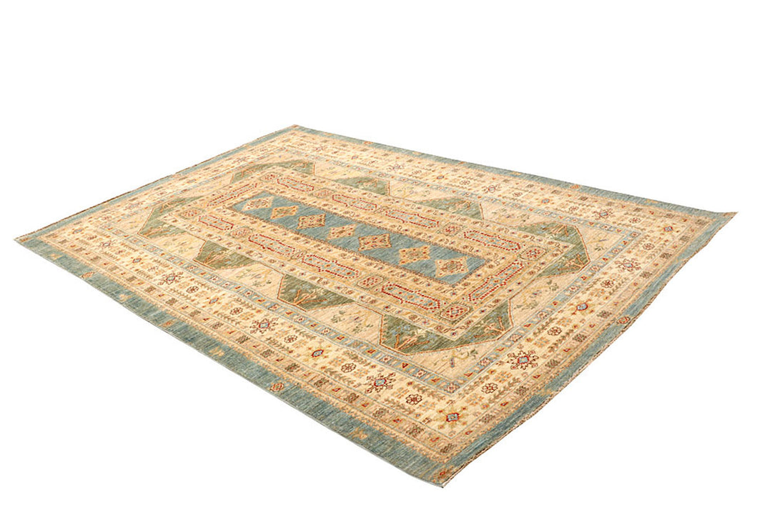 Multi Colored Oushak 5'  5" x 8' " - No. QA17112