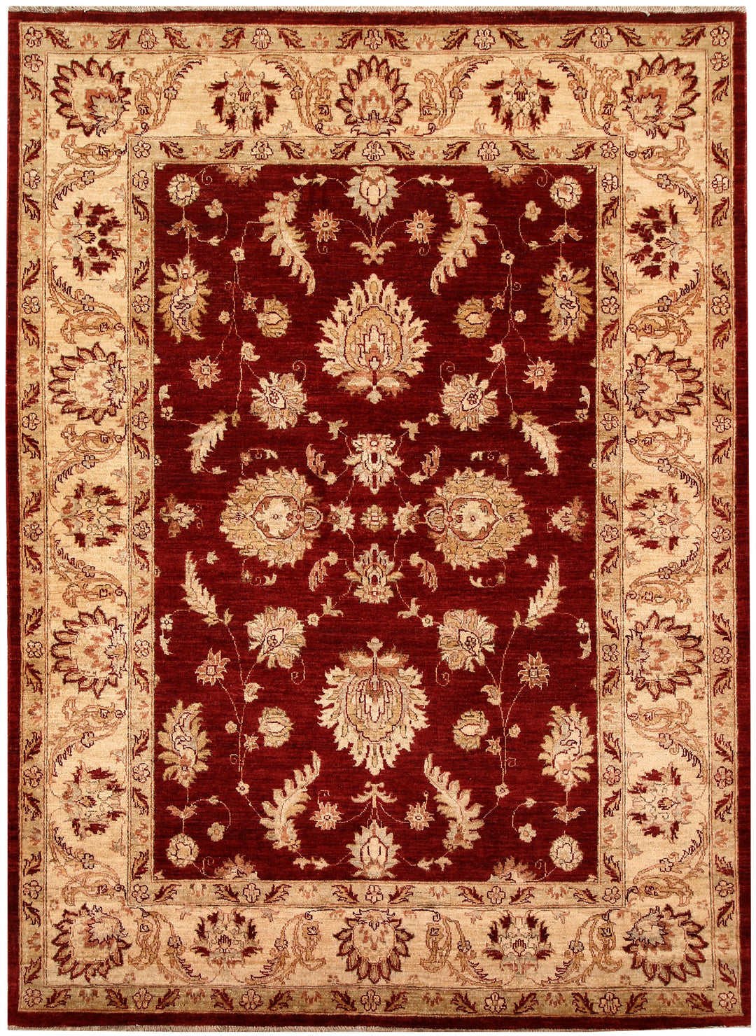 Maroon Ziegler 5' 8 x 7' 9 - No. 65577 - ALRUG Rug Store