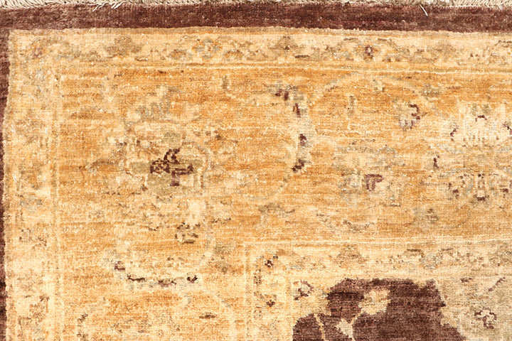 Saddle Brown Ziegler 6' 4 x 8' 8 - No. 65579 - ALRUG Rug Store