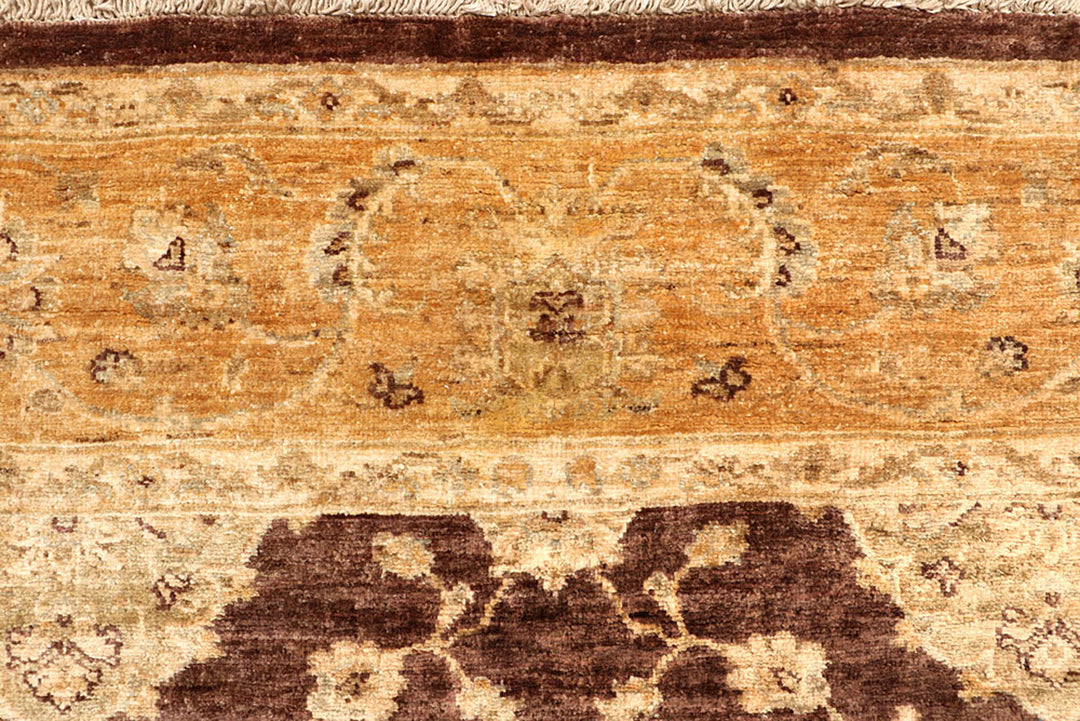 Saddle Brown Ziegler 6'  4" x 8'  8" - No. QA85709