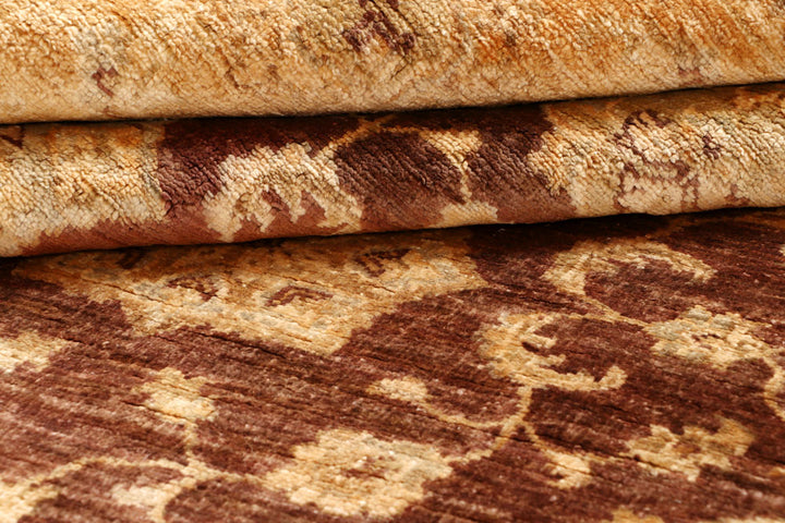 Saddle Brown Ziegler 6' 4 x 8' 8 - No. 65579 - ALRUG Rug Store