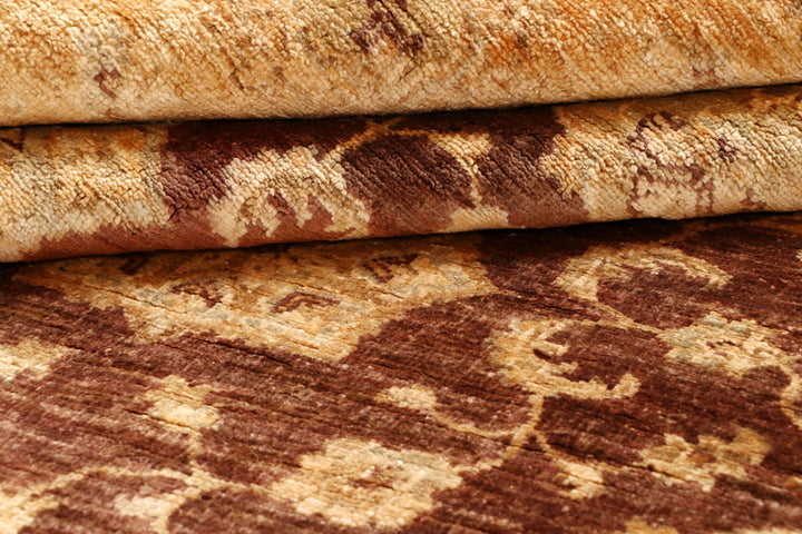 Saddle Brown Ziegler 6'  4" x 8'  8" - No. QA85709