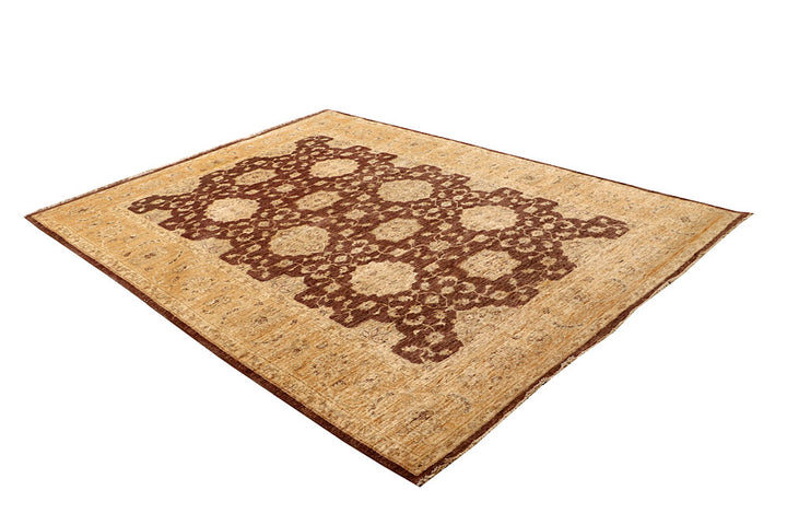 Saddle Brown Ziegler 6' 4 x 8' 8 - No. 65579 - ALRUG Rug Store