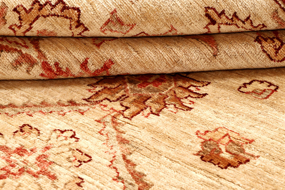 Tan Ziegler 6' 9 x 8' - No. 65580 - ALRUG Rug Store