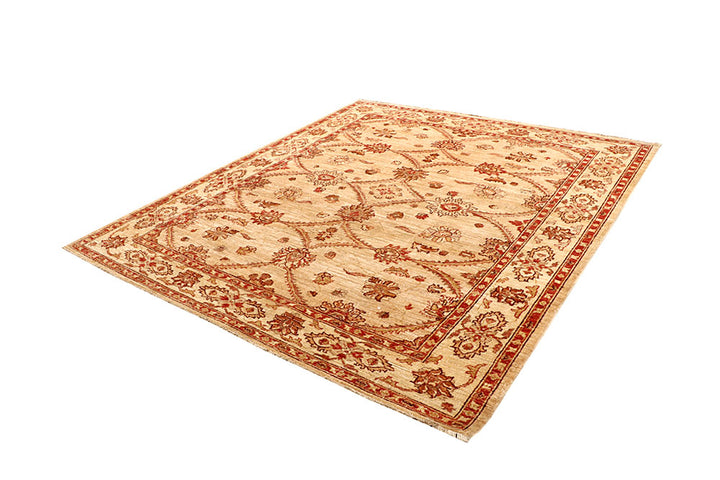 Tan Ziegler 6' 9 x 8' - No. 65580 - ALRUG Rug Store