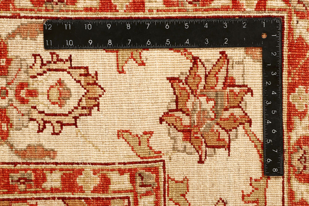 Tan Ziegler 6' 9 x 8' - No. 65580 - ALRUG Rug Store