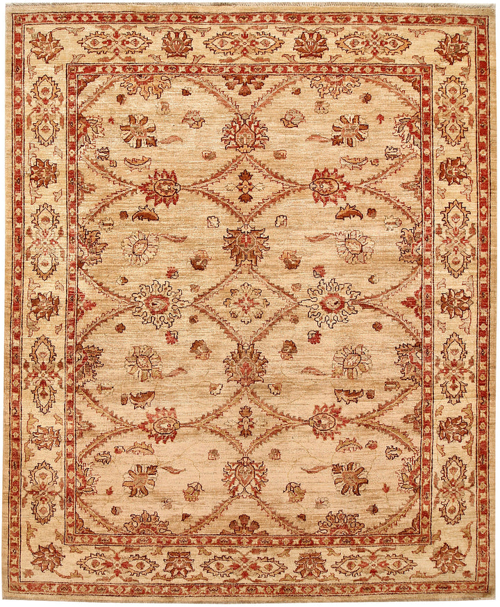 Tan Ziegler 6' 9 x 8' - No. 65580 - ALRUG Rug Store