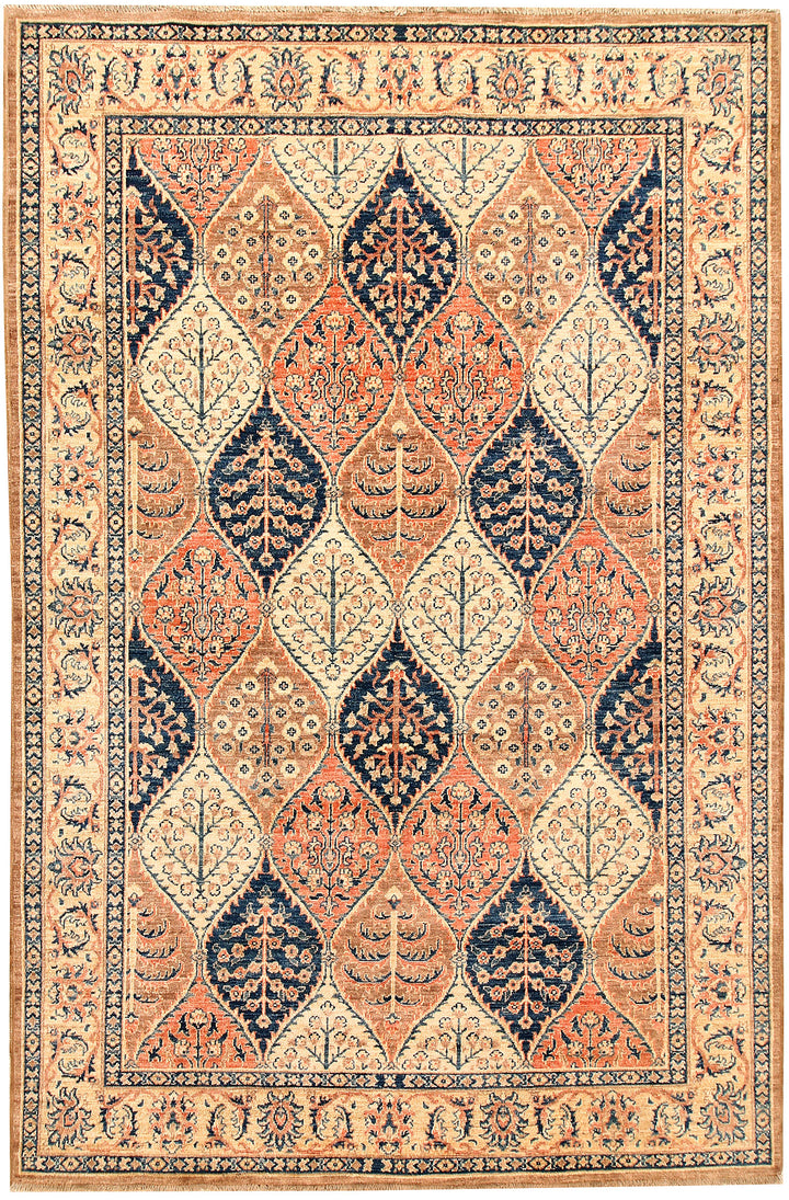 Multi Colored Ziegler 5' 11 x 8' 11 - No. 65581 - ALRUG Rug Store
