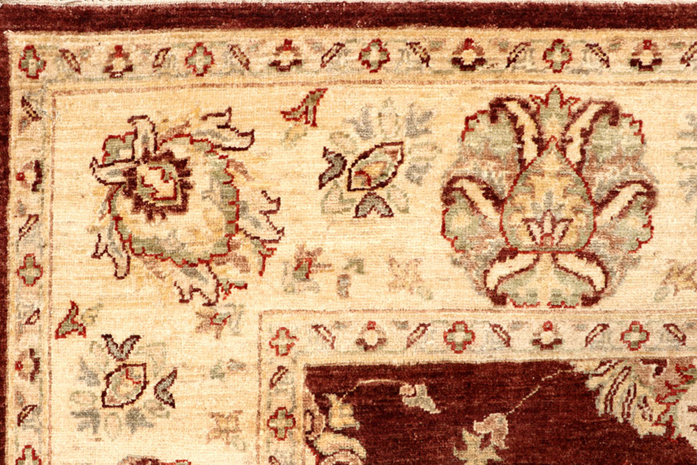 Maroon Ziegler 6' 8 x 9' 9 - No. 65582 - ALRUG Rug Store