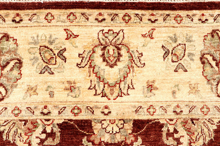 Maroon Ziegler 6'  8" x 9'  9" - No. QA69772