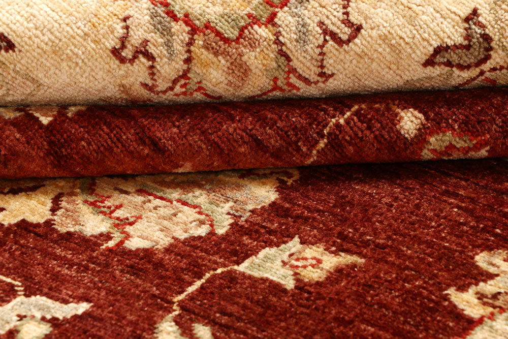 Maroon Ziegler 6' 8 x 9' 9 - No. 65582 - ALRUG Rug Store