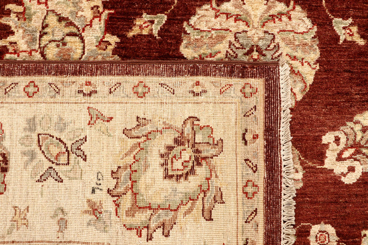 Maroon Ziegler 6' 8 x 9' 9 - No. 65582 - ALRUG Rug Store