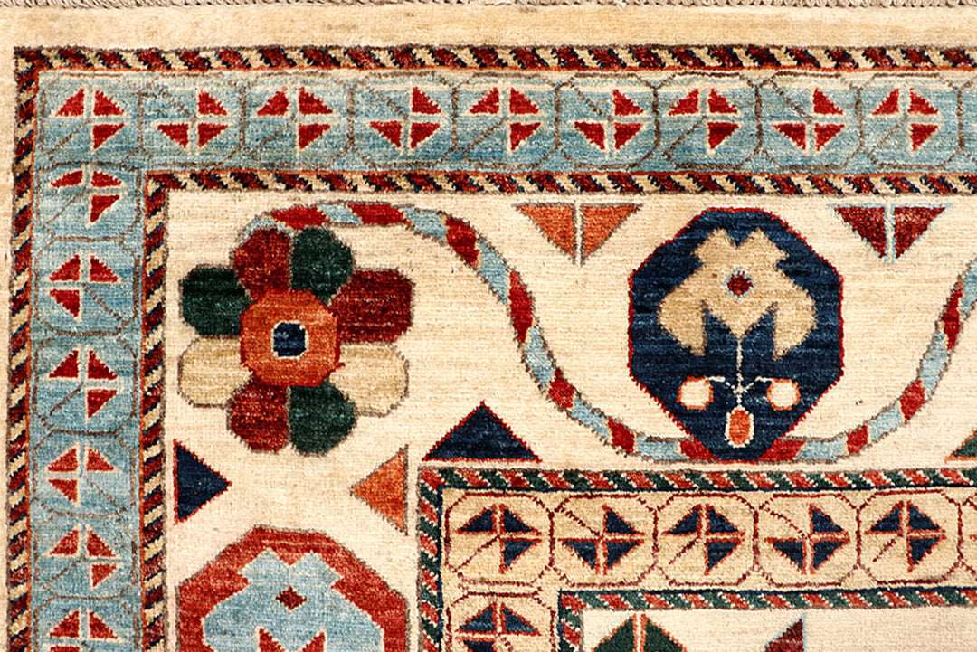 Blanched Almond Oushak 6'  x" 9' " - No. QA76215