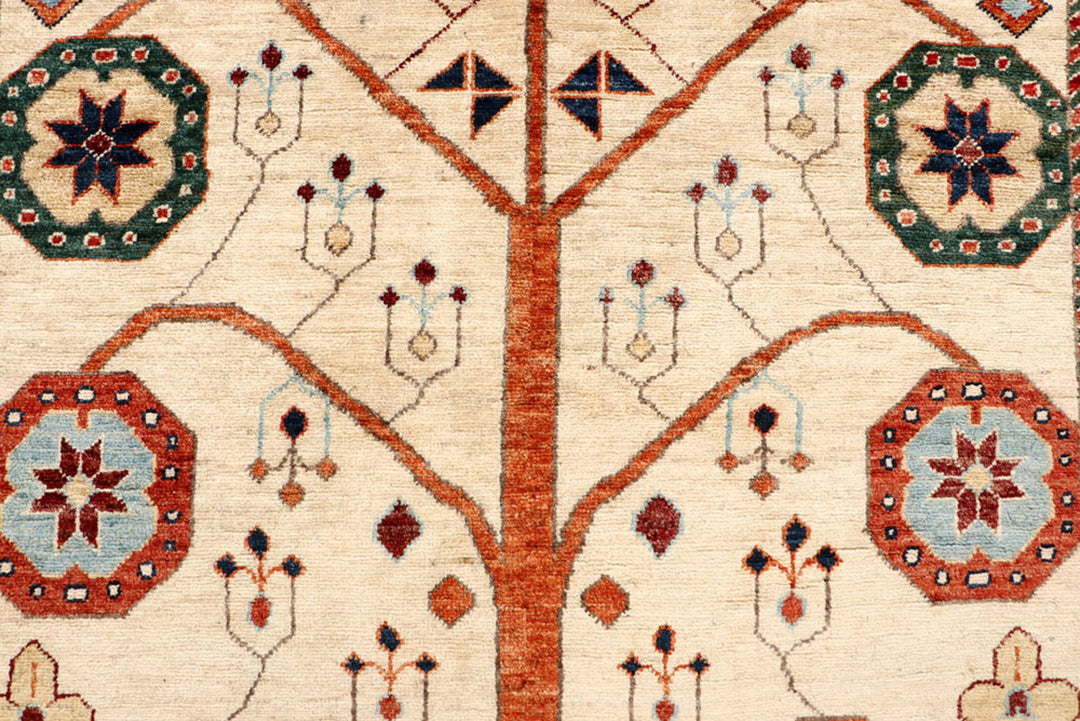 Blanched Almond Oushak 6'  x" 9' " - No. QA76215