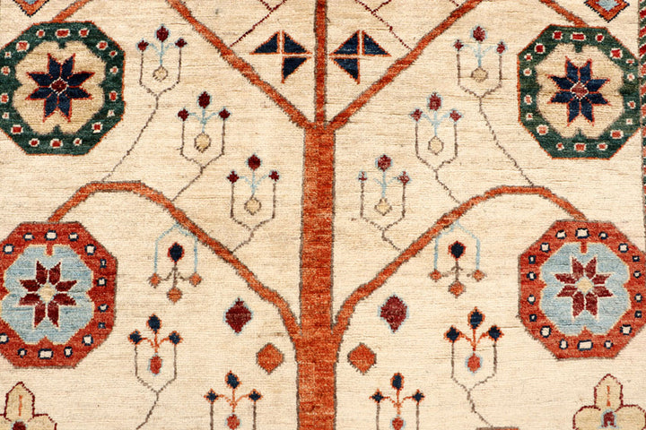 Blanched Almond Oushak 6'  x" 9' " - No. QA76215