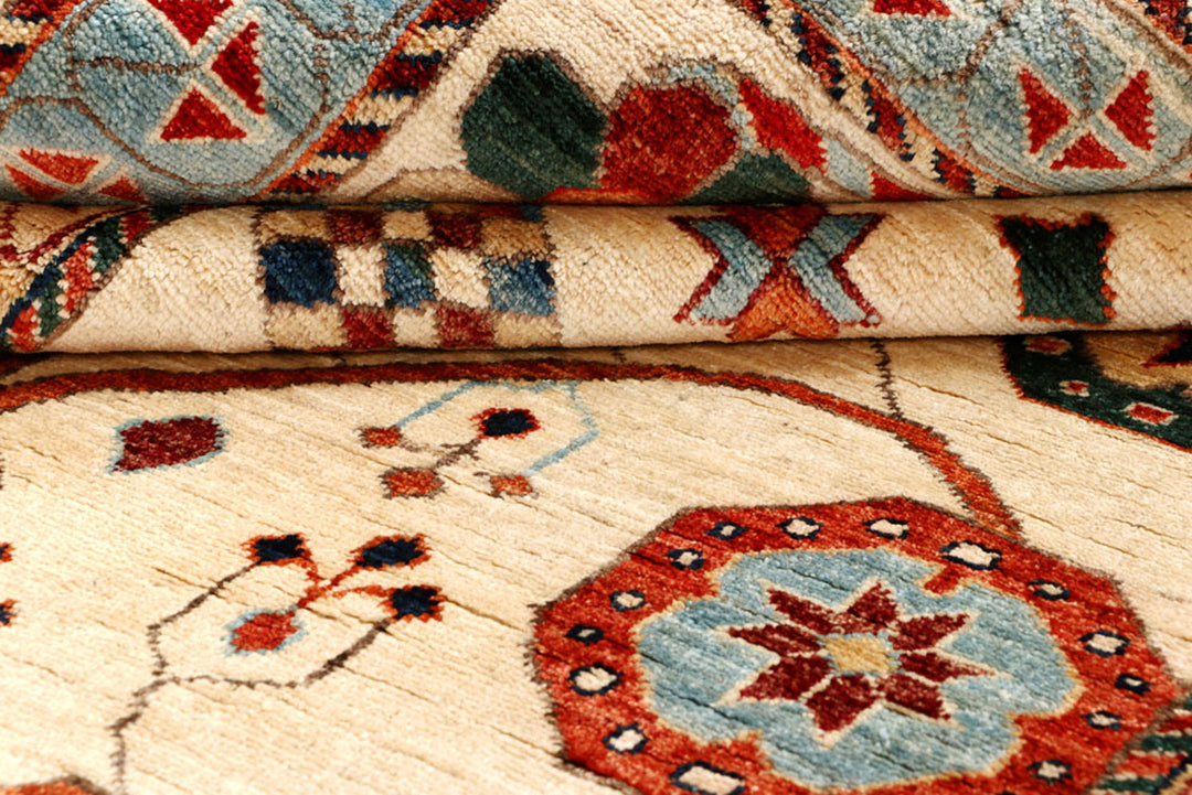 Blanched Almond Oushak 6'  x" 9' " - No. QA76215