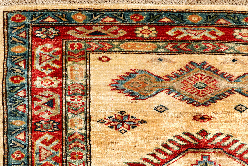 Bisque Kazak 2' 7 x 7' 1 - No. 65586 - ALRUG Rug Store