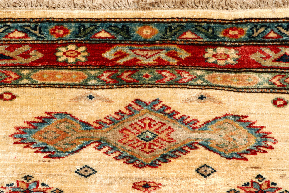 Bisque Kazak 2' 7 x 7' 1 - No. 65586 - ALRUG Rug Store