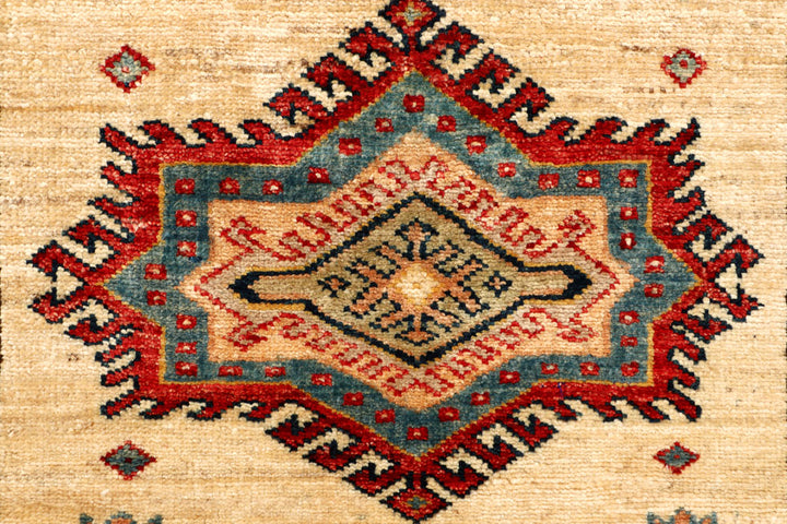 Bisque Kazak 2' 7 x 7' 1 - No. 65586 - ALRUG Rug Store