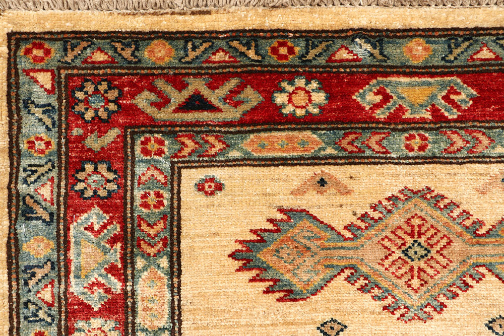 Navajo White Kazak 2' 7 x 7' 9 - No. 65588 - ALRUG Rug Store