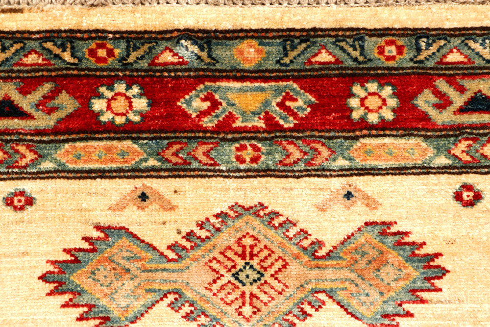 Navajo White Kazak 2' 7 x 7' 9 - No. 65588 - ALRUG Rug Store