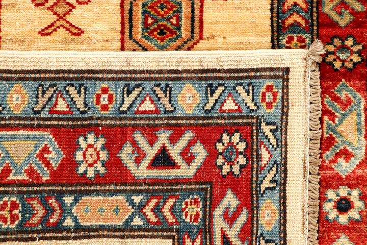 Navajo White Kazak 2' 7 x 7' 9 - No. 65588 - ALRUG Rug Store