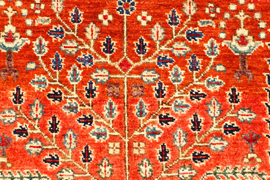 Orange Red Ziegler 2'  1" x 6'  7" - No. QA87889