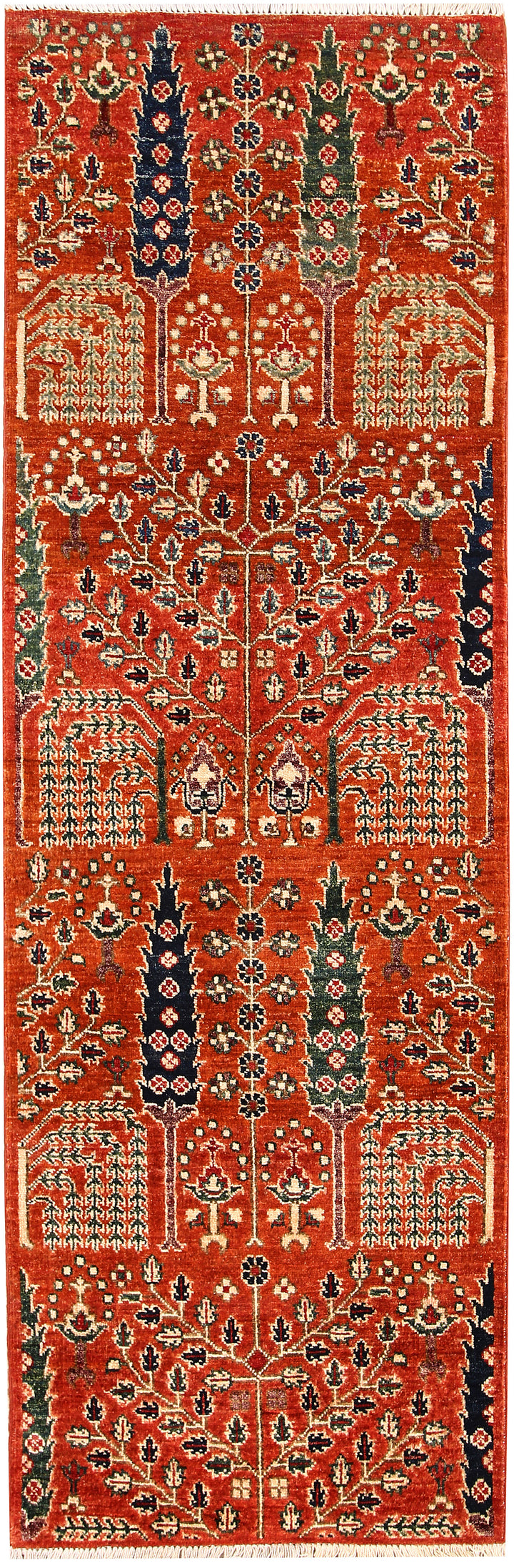 Orange Red Ziegler 2'  1" x 6'  7" - No. QA87889