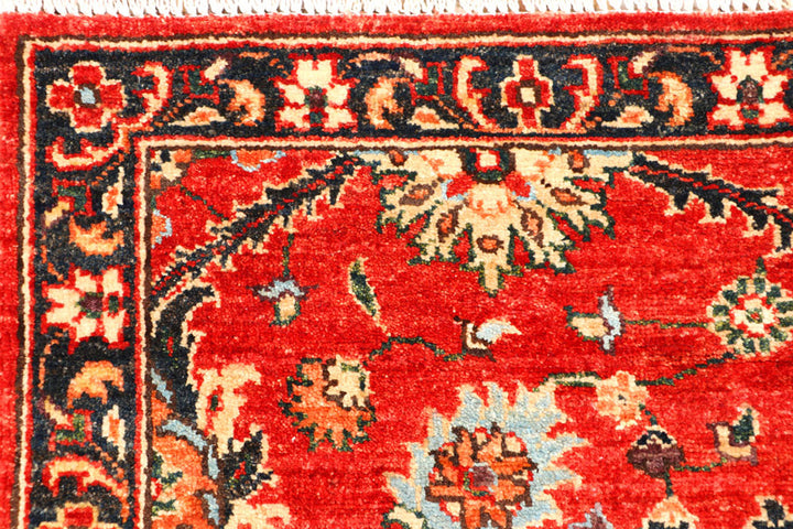 Red Oushak 2'  1" x 5'  7" - No. QA26089